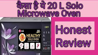 LG 20 L Solo Microwave Oven Honest ReviewMS2043BPBlack with health plusLG Microwave Oven [upl. by Munsey]