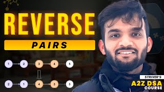 Reverse Pairs  Hard Interview Question [upl. by Leidgam]