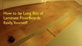 How to Lay Laminate Floor Boards  Stress Free [upl. by Ethelstan622]