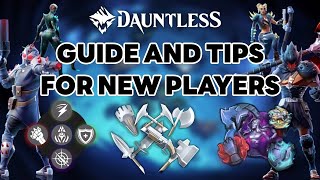 DAUNTLESS GUIDE AND TIPS FOR BEGINNERS 2024  QUICK AND SIMPLE GUIDE [upl. by Ennaylime]