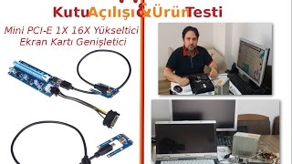 Mini PCIe ile Dizüstü ne Harici Ekran Kartının Bağlanması [upl. by Repsac]