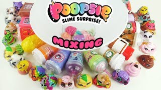 Poopsie Slime Surprise MIXING ENTIRE COLLECTION  Unicorn Slime [upl. by Ainslie]