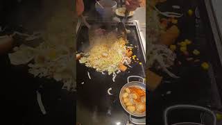 ASMR Japanese Food Monja yaki satisfying shortsfeed ytshorts food asmr [upl. by Natsirt]