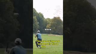 World’s Unluckiest Golfer  Every Shot Hits an Animal golf golfswing [upl. by Attikram847]