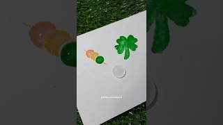 Satisfying Art 🍀🍡art waterdrop emoji guess colormixing shorts emojichallenge shortvideo [upl. by Nnel]