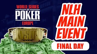 WSOPE NLH Main Event  Final Table Player Introductions [upl. by Balliol]