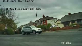 Dashcam UK Bolton driver led police on 80mph chase from Horwich to Bolton [upl. by Eanal154]