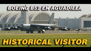 Historic Moment B52 Visits Aguadilla Puerto Rico Air Base [upl. by Baugh596]