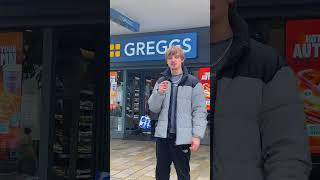 I Tested Every Item From GREGGS review greggs trending [upl. by Teferi]