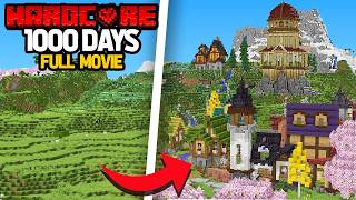 I Survived 1000 Days in Minecraft Hardcore FULL MOVIE [upl. by Ennaharas]