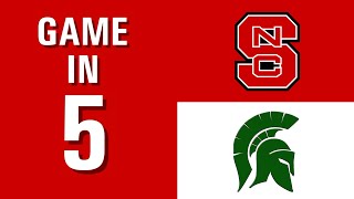 Game in 5  NC State Hockey vs Michigan State November 8th 2024 [upl. by Boony]