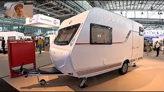 Bürstner Premio Life 415 TK Active caravan camping travel trailer Hymer walkaround  inside V1686 [upl. by Nit]