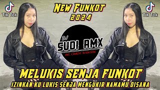 NEW FUNKOT  DJ IZINKANKU LUKIS SENJA VIRAL TIKTOK  DJ MELUKIS SENJA FUNKOT  DJ SUDI RMX [upl. by Victor987]