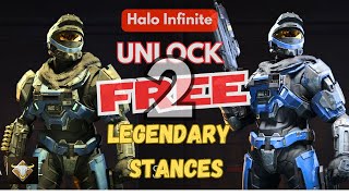 2 Free stances I didnt know about until today do you  Unlock 2 Halo Infinite Legendary stances [upl. by Vierno]