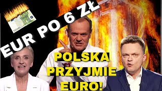 KURS EURO PO 6 ZŁ POLSKA PRZYJMIE EURO [upl. by Nuahsor807]