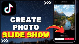 How To Create TikTok Photo Slide I TikTok Photo Slideshow 2023 [upl. by Enitsirhk918]