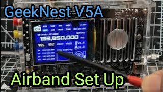 GEEKNEST V5A Receiver  Airband Set Up [upl. by Debo]