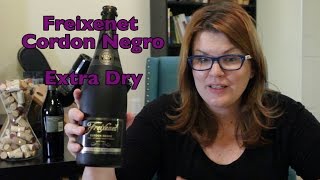 Wine Review Freixenet Cordon Negro Extra Dry Cava [upl. by Penelopa515]