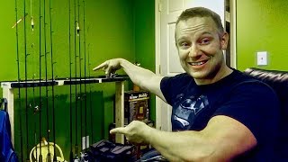 HOW TO Build a Fishing Rod Rack DIY Rod Holder  Rod Stand [upl. by Hniv138]