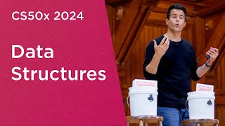 CS50x 2024  Lecture 5  Data Structures [upl. by Naginarb]