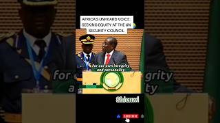 The African Quest Robert Mugabes pleafor equal Representation in the UNSC [upl. by Blackman237]