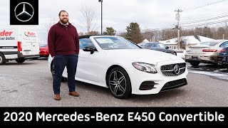 2020 MercedesBenz E450 4MATIC® Convertible  Video Tour with Tom [upl. by Adhamh]