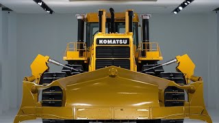 NEW KING The Power of the Komatsu D575A Bulldozer in Showroom Yellow [upl. by Ricarda]