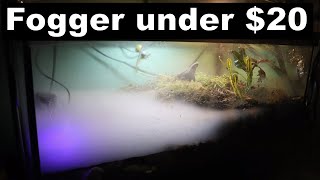 Diy Fogger For Frog Tank Or Vivarium [upl. by Kcarb]