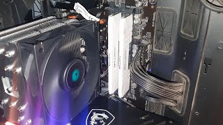 AMD Stealth Stock vs Deepcool AG500 Cooler Test [upl. by Sothena25]