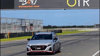 Hyundai i20N and i30N Sedan both race at Track Day The Bend [upl. by Hnoj199]