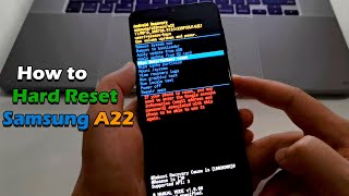 How to Hard Reset Samsung Galaxy A22 [upl. by Claudia]