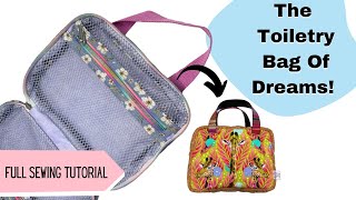 The Toiletry Bag Pattern Youve Been Looking For  Bag Sewing Pattern [upl. by Hajan164]