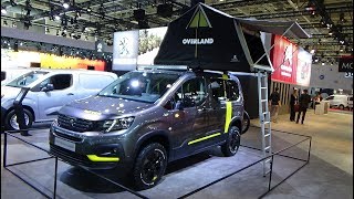 Concept Peugeot Rifter 4x4  IAA Hannover 2018 [upl. by Adnicul]