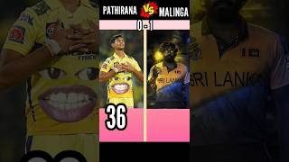 Matheesha Pathirana Vs Lasith Malinga  comparison cricket [upl. by Stephanus]