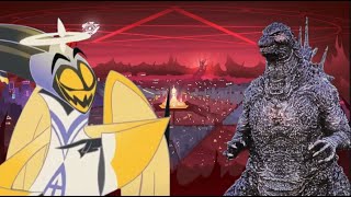 ADAM HAZBIN HOTEL VS GODZILLA MINUS ONE [upl. by Durtschi216]