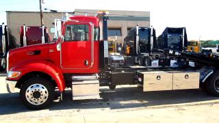 2012 Peterbilt 337 Rollback Wrecker 15000 lbs deck Loaded [upl. by Noam]