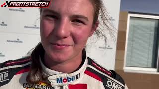 Isabella Robusto Crashes Out of ARCA Race at Kansas on Lap 2 quotI Thought I Was Clear to the Topquot [upl. by John812]