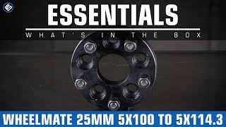 Wheelmate 25mm 5x100 to 5x114 3 Conversion Spacer  Whats In The Box [upl. by Nidraj]