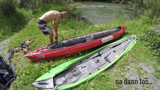 Vearz unterwegs 13 Die Mur Tour  Flusswandern mit Loch im Boot [upl. by Dympha]