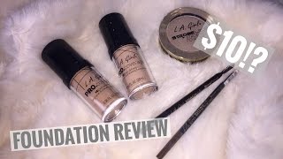 NEW LA GIRL FOUNDATION REVIEW  Amibeautyjp [upl. by Wall]