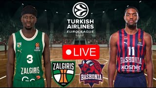 🔴Live Zalgiris Vs Saski Baskonia  EuroLeague  Live Scoreboard  Play By Play [upl. by Cerell]