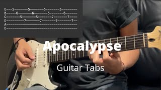 Apocalypse by Cigarettes After Sex  Guitar Tabs [upl. by Aivizt]