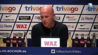 Die Pressekonferenz vor der Partie VfL Bochum 1848  Fortuna Düsseldorf [upl. by Ihcego]