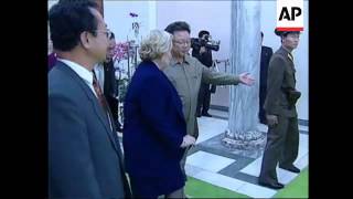 NORTH KOREA US SECRETARY OF STATE ALBRIGHT VISIT 2 [upl. by Lubin]