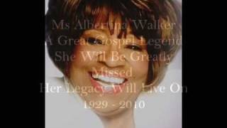 In Memory of Ms Albertina Walker  Its So Beautiful [upl. by Vinni]