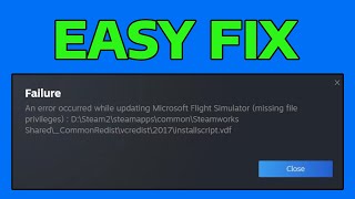 How To Fix Steam Missing File Privileges Error [upl. by Eimma]