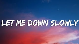 Alec Benjamin  Let Me Down Slowly Lyrics [upl. by Aivartal334]