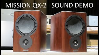 MISSION QX2 英國書架喇叭  Bluesound Powernode 2i  SOUND DEMO [upl. by Kenon51]