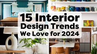 15 Interior Design Trends HGTV Experts Love for 2024  HGTV Handmade [upl. by Rekcut]