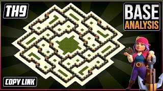 THE ULTIMATE TH9 HYBRIDTROPHY Base 2021  Town Hall 9 TH9 Hybrid Base Design  Clash of Clans [upl. by Notsuoh2]